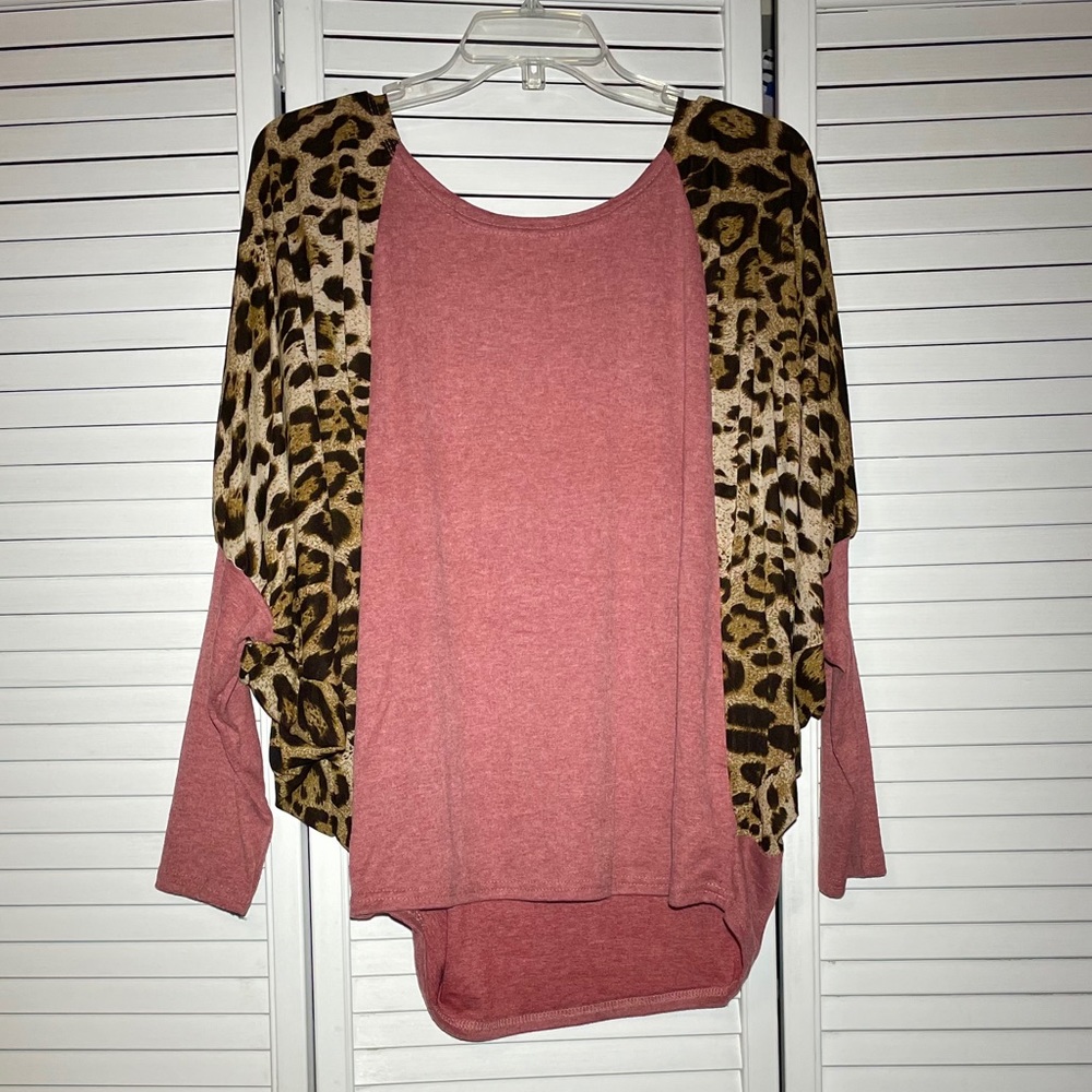 LEOPARD Batwing Long Sleeve